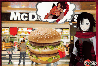 McDonald's With Hamburger GIF