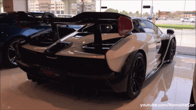 McLaren Car In Showroom GIF