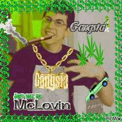 Mclovin Poster Sticker GIF