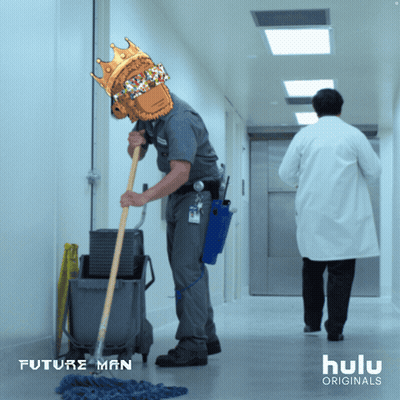 Me After Stealing A Copy Of TBB S2 From Lucasfilm #TBBSweep Out Of Breath GIF