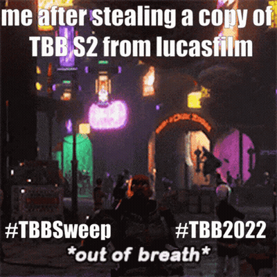 Me After Stealing TBB S2 From Lucasfilm Out Of Breath GIF