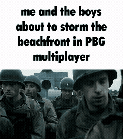 Me And The Boys About To Storm The Beachfront GIF