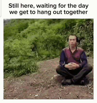 Me And The Homies Hanging Outside The Classroom GIF