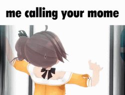 Me Calling Your Mom Anime Girl GIF