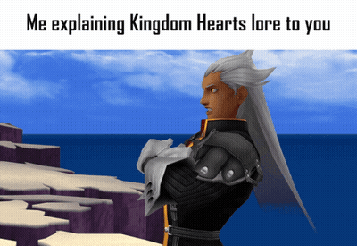 Me Explaining Kingdom Hearts Lore To You GIF
