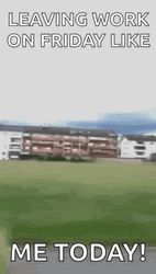 Me Leaving Friday Work GIF