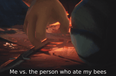 Me Vs The Person Who Ate My Bees GIF