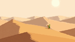 Me Walking With My Buddy Desert GIF