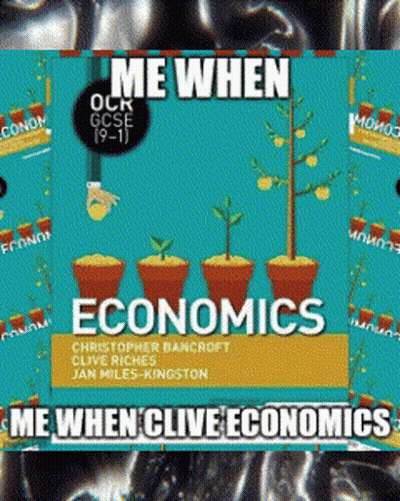 Me When Economics Book Cover By Christopher Banccroft And Clive Richie GIF