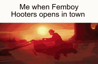 Me When Femboy Hooters Opens In Town Snowmobile GIF