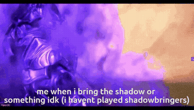 Me When I Bring The Shadow Idk Haven't Played Shadowbringers Purple Background GIF