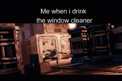 Me When I Drink The Window Cleaner GIF
