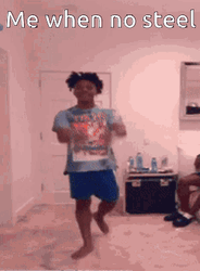 Me When No Steel Ishowspeed Meme GIF