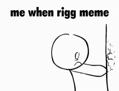 Me When Rigg Meme Black And White Drawing GIF