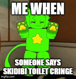 Me When Someone Says Skibidi Toilet Meme GIF
