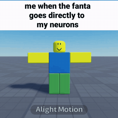 Me When The Fanta Goes Directly To My Neurons Alight Motion Cartoon GIF