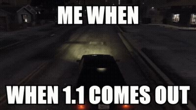 Me When When 1.1 Comes Out Meme GIF