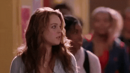 Mean Girls Lindsay Lohan Hot Garbage GIF