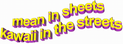 Mean In Sheets Kawaii In The Streets GIF