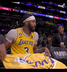 Mean Mug Anthony Davis GIF