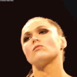 Mean Mug Evil Stare Of Woman GIF