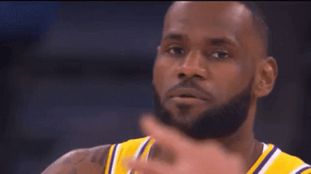Mean Mug Lebron James GIF