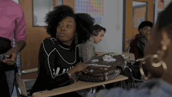 Mean Mug Woman Standing GIF