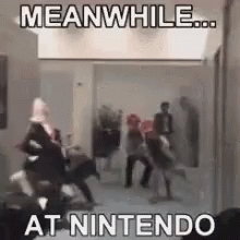 Meanwhile At Nintendo Funny Meme GIF