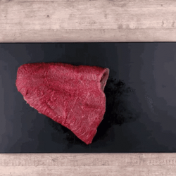 Meat Uncooking In Reverse Action GIF