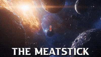 Meatstick Movie Poster Worm In Space GIF