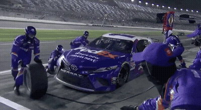Mechanics Working On Race Car GIF