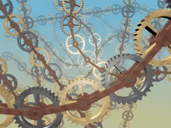 Mechanism Spinning Wheel GIF