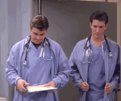 Médica George Clooney Noah Wyle ER GIF