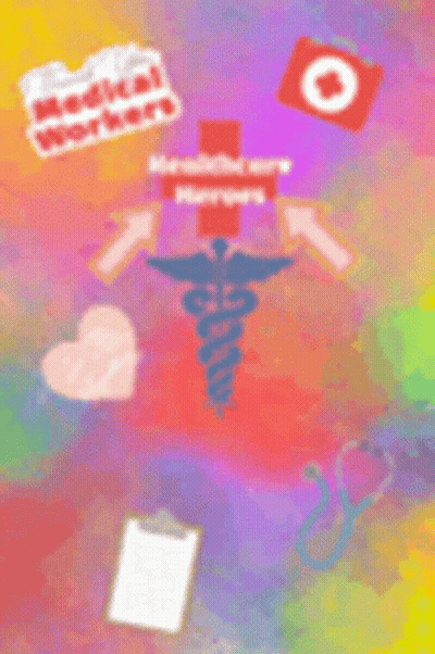 Medical Symbols Caduceus Heart Red Cross GIF