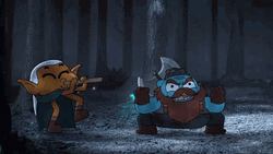 Medieval Gumball And Darwin Dancing  GIF