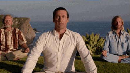 Meditate Outside And Be Flexible GIF