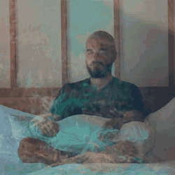 Meditating J Balvin GIF