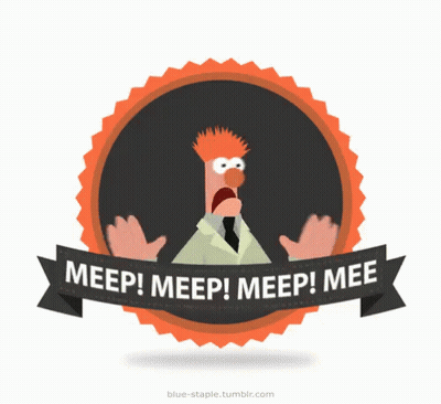 Meep Meep Meee Sticker GIF