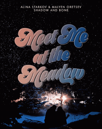 Meet Me At The Meadow Poster Couple In Snow GIF
