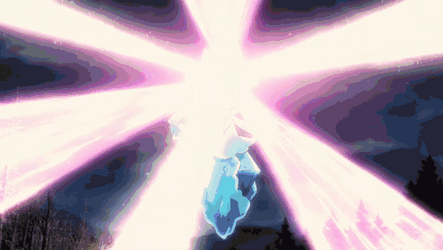 Mega Evolution Diancie Evolves GIF