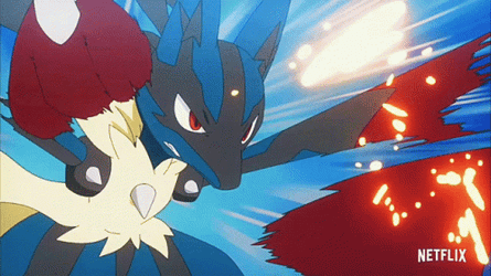 Mega Evolution Lucario Speed Fights GIF