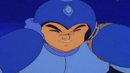 Mega Man Blocking His Ears GIF