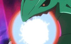 Mega Rayquaza Electricity Manipulation Attack GIF
