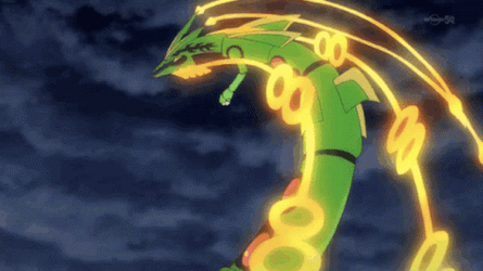 Mega Rayquaza In The Sky GIF