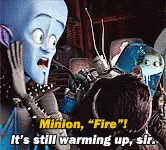 Megamind Minions Warming Up