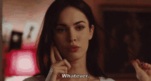 Megan Fox Answering Phone Call GIF