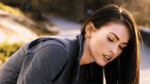Megan Fox Turning Head And Staring GIF