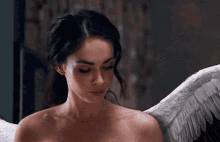 Megan Fox With Angel Wings GIF