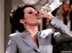 Megan Mullaly Drinking Alcohol