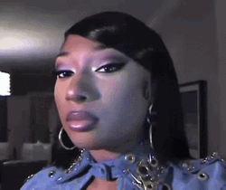 Megan Thee Stallion Squint Look GIF